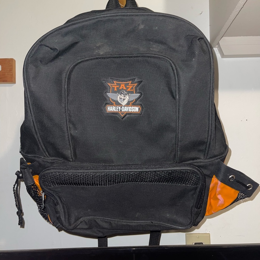 Vintage Taz Harley-Davidson backpack